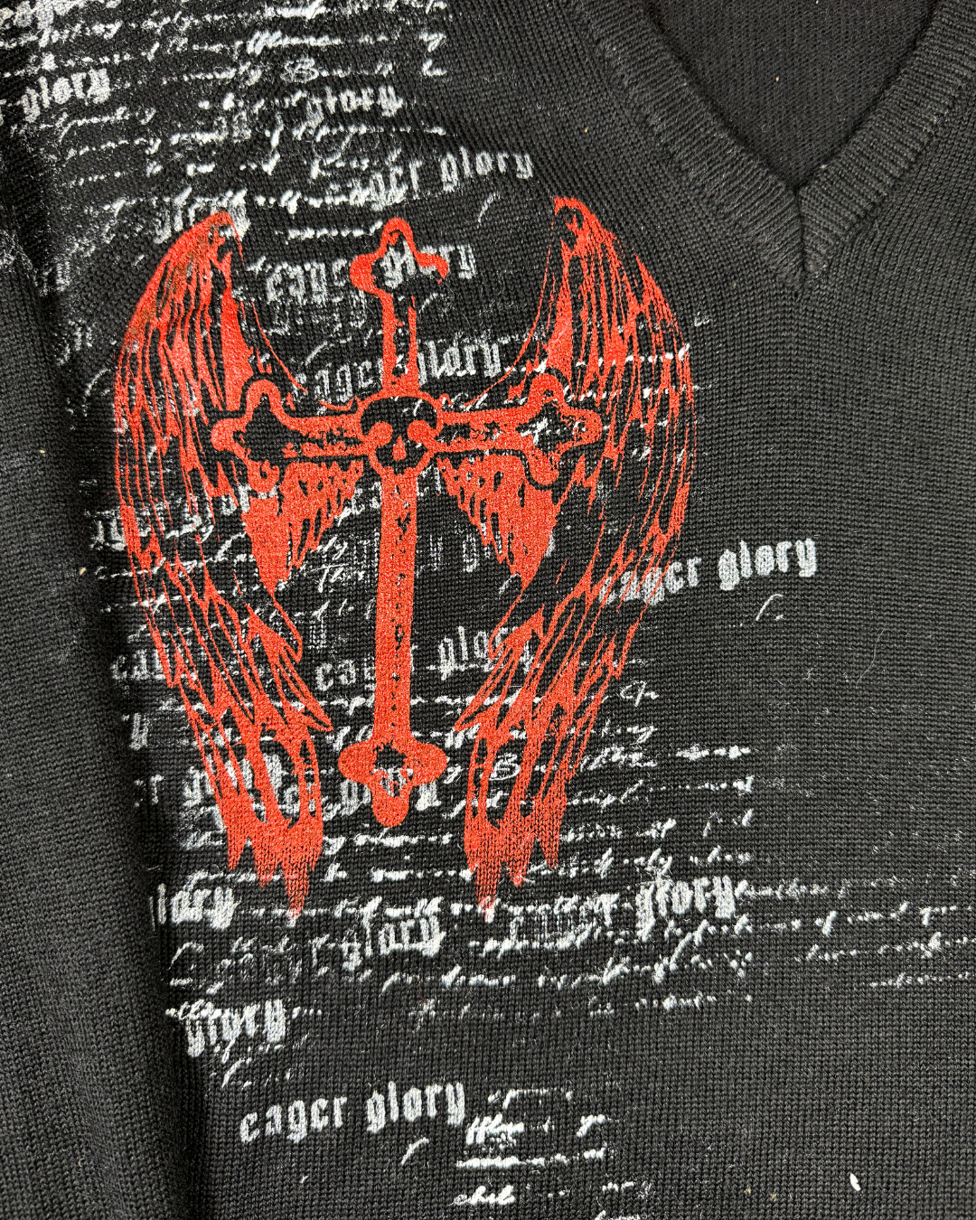 I YEARN BLACK CARDIGAN image 2