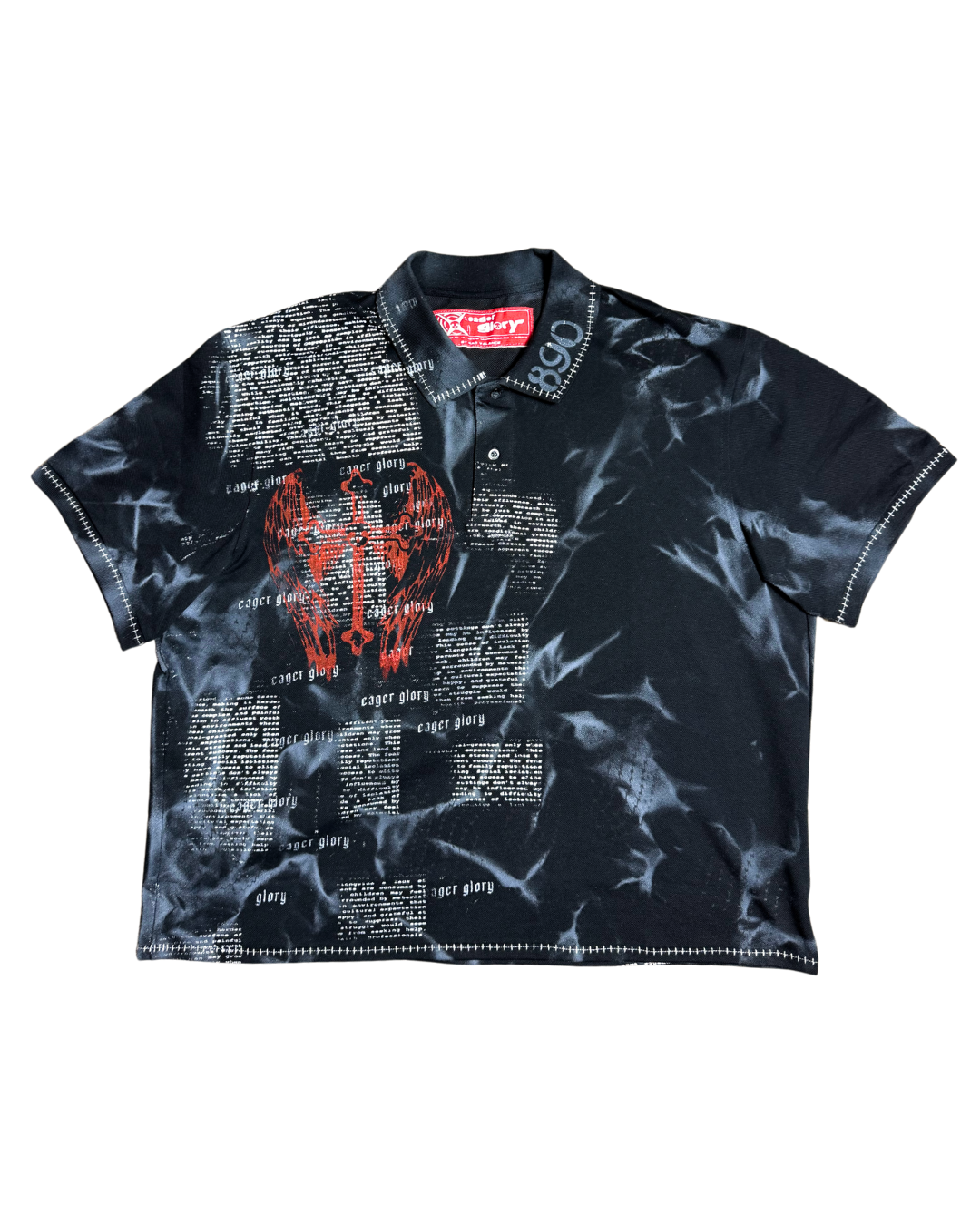 I YEARN BLACK POLO image 0