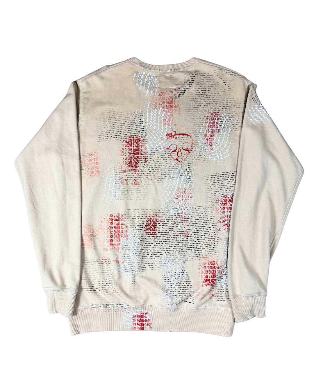 I YEARN DARK CREME JUMPER image 1