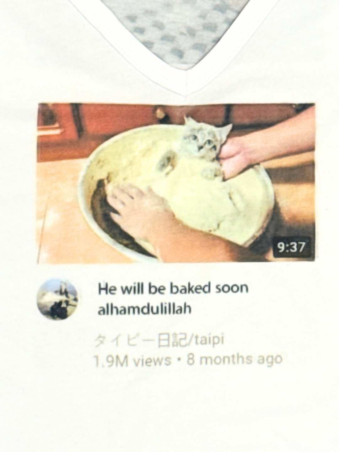 HE WILL BE COOKED SOON