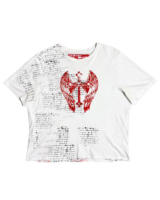 I YEARN WHITE BOX SHIRT image 0