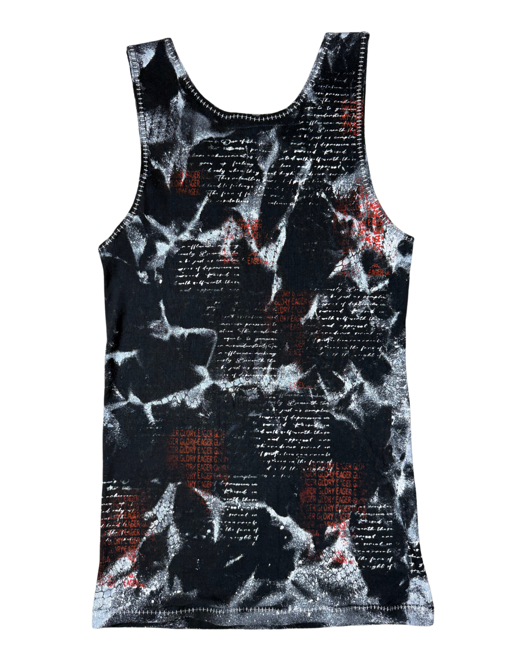 I YEARN BLACK SINGLET image 1