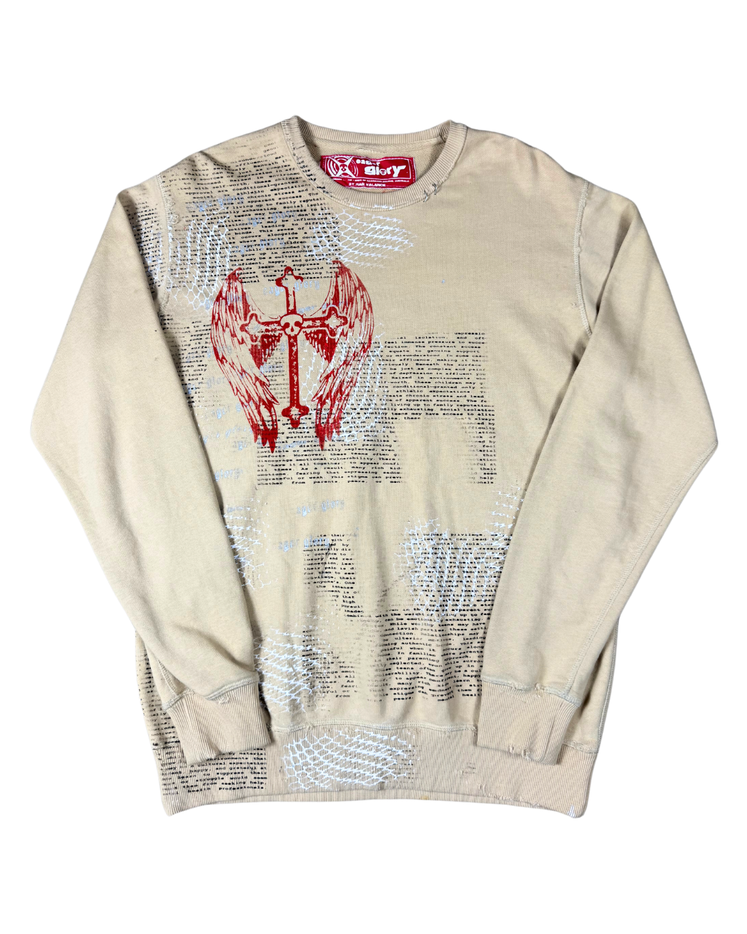 I YEARN DARK CREME JUMPER image 0