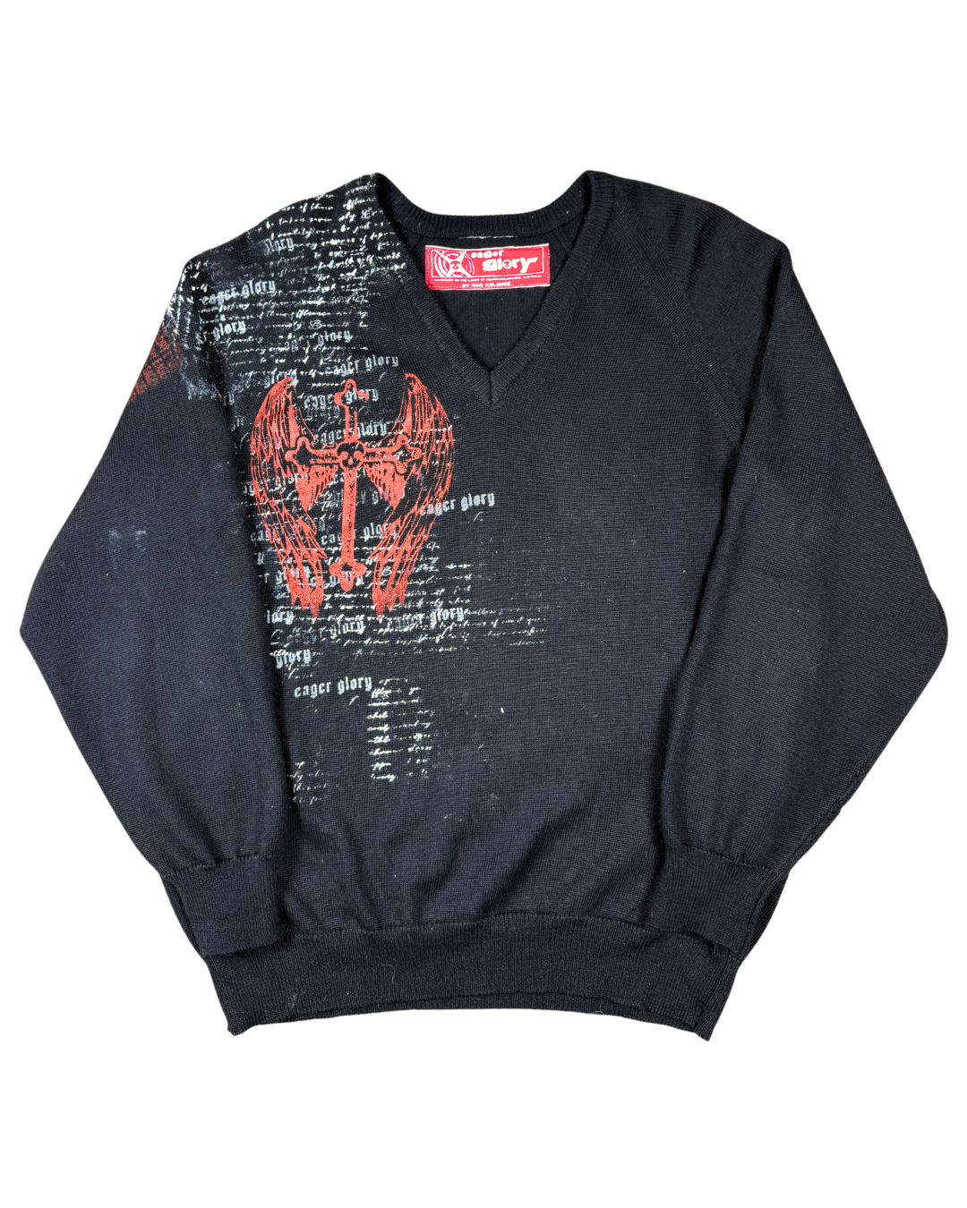 I YEARN BLACK CARDIGAN image 0