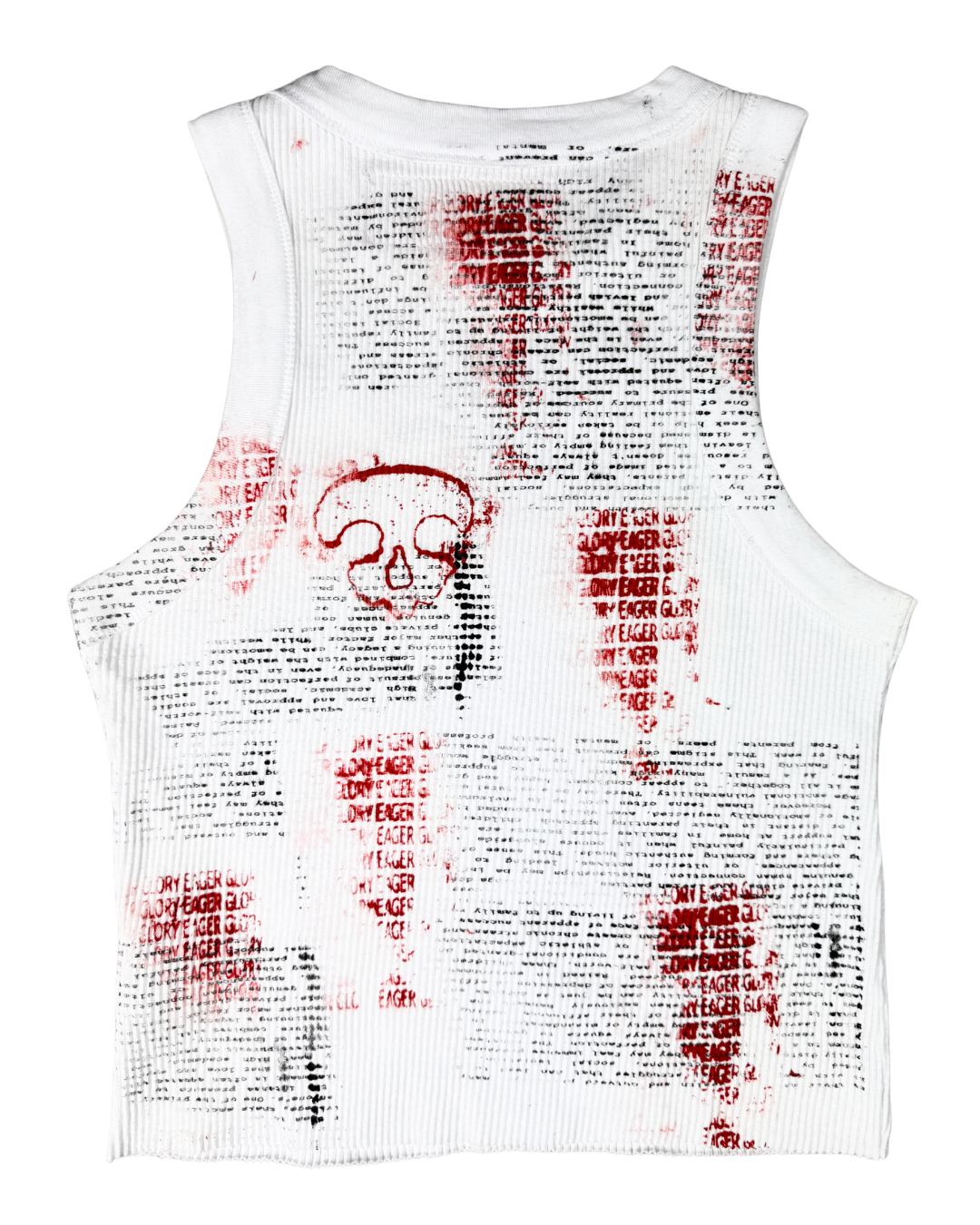 I YEARN WHITE CROP image 1